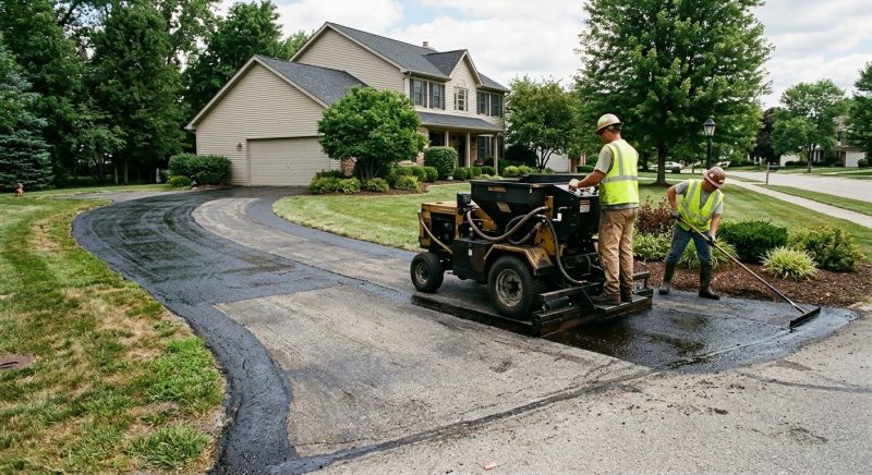 Asphalt Driveway Sealing in San Antonio, TX