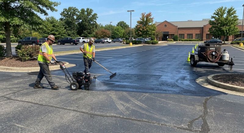 Church Parking Lot Sealcoating in Grand Rapids, MI