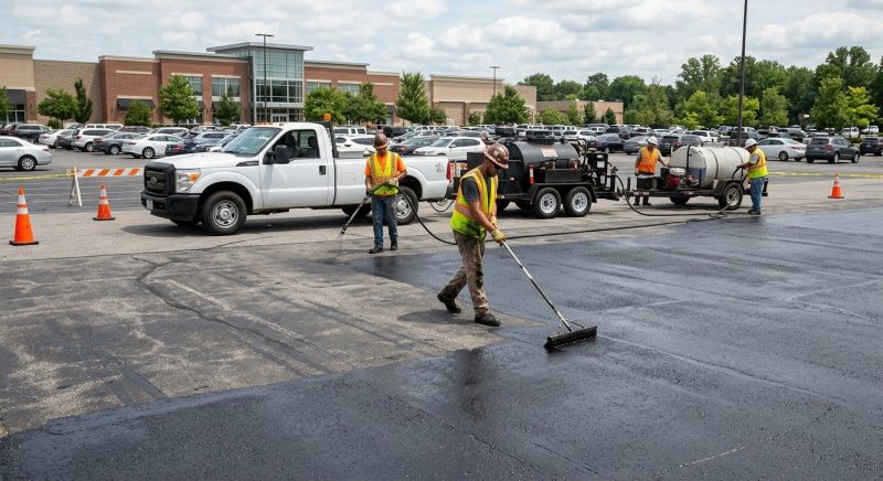 Commercial Parking Lot Sealing in Columbus, OH